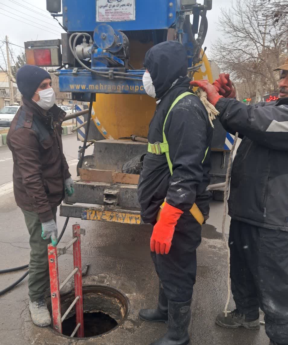 رفع ۴۸۶ حادثه فاضلاب و اجرای اقدامات پیشگیرانه در خراسان شمالی