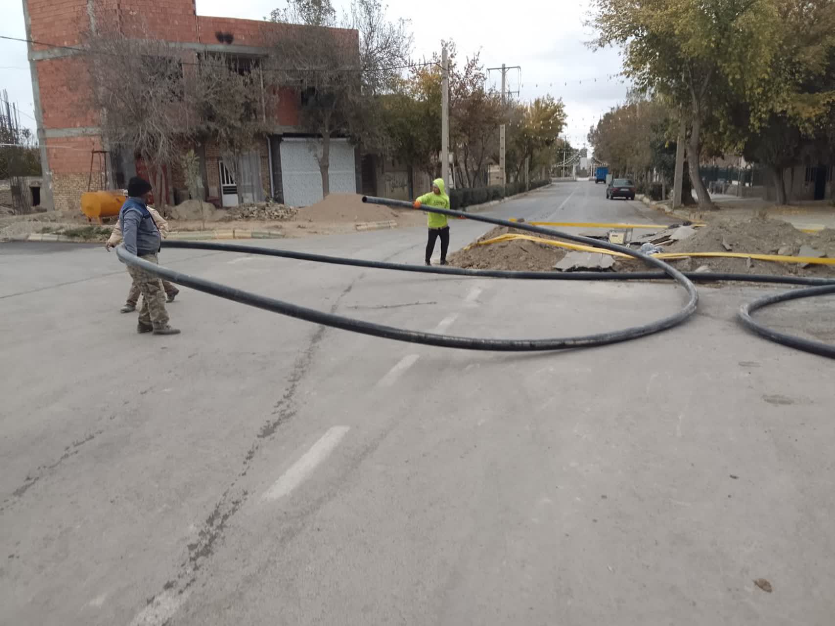 ۲۸ کیلومتر خطوط انتقال و شبکه توزیع آب شرب در غلامان اجرا شد